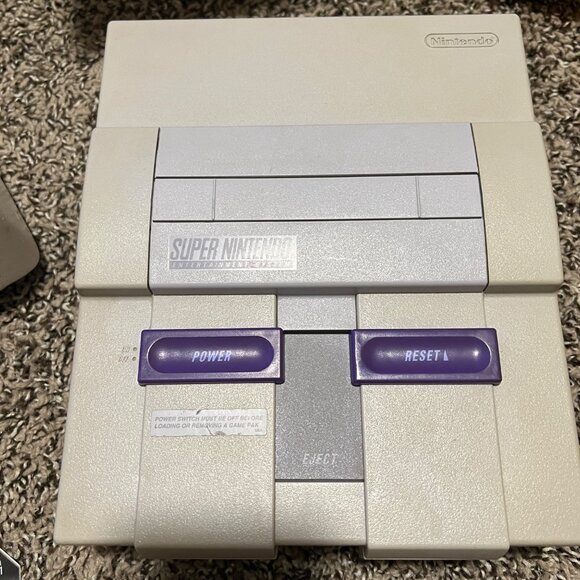 ZELDA 3 MISPRINT SNES- Super Nintendo Console Set With Original box - Picture 3 of 16